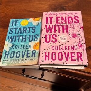 Colleen Hoover Book Set 
One hardcover one paperback , gently used condition
